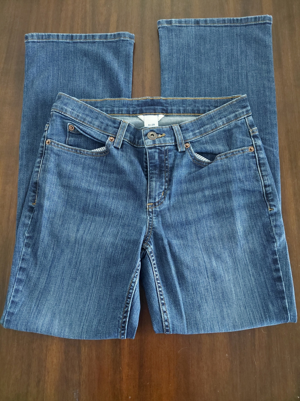 Duluth Trading Co Women's Blue Boot Cut Jeans
